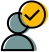 An icon representing an accepted applicant.