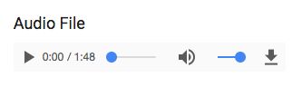 Audio file