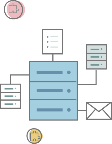 A graphic depicting the modular nature of ApplyCycle.